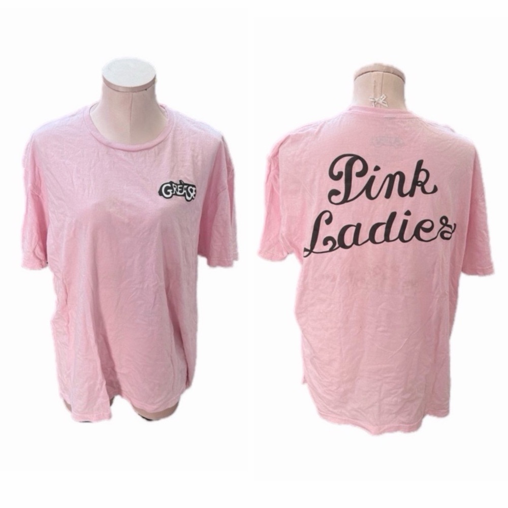 ⭐️ 10 / $10 ⭐️Pink Graphic Grease Pink Ladies T-Shirt pre-loved size xl